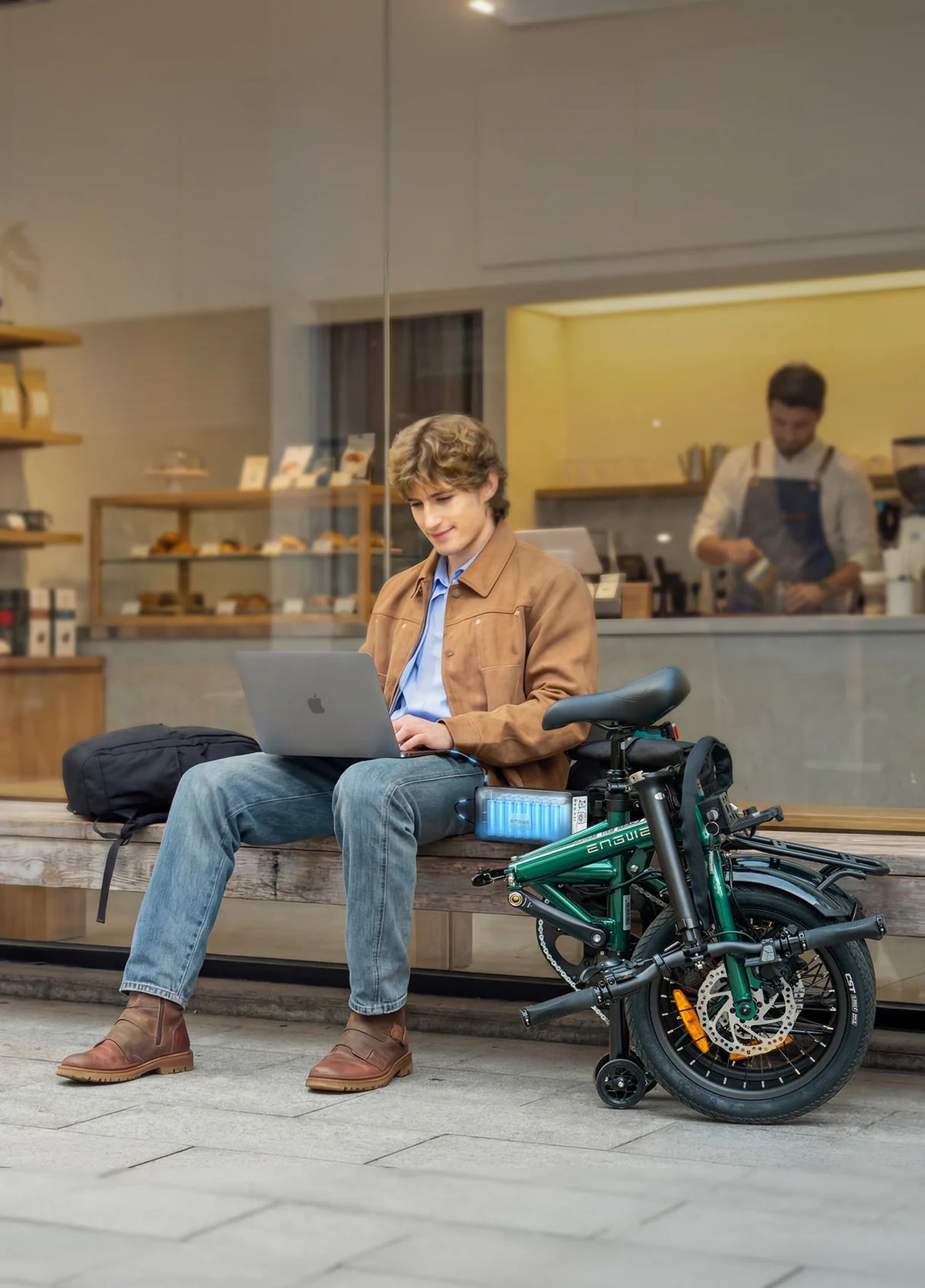 ENGWE Zip | Lightweight Folding Electric Bike | 120km Range | 3-Second Fold