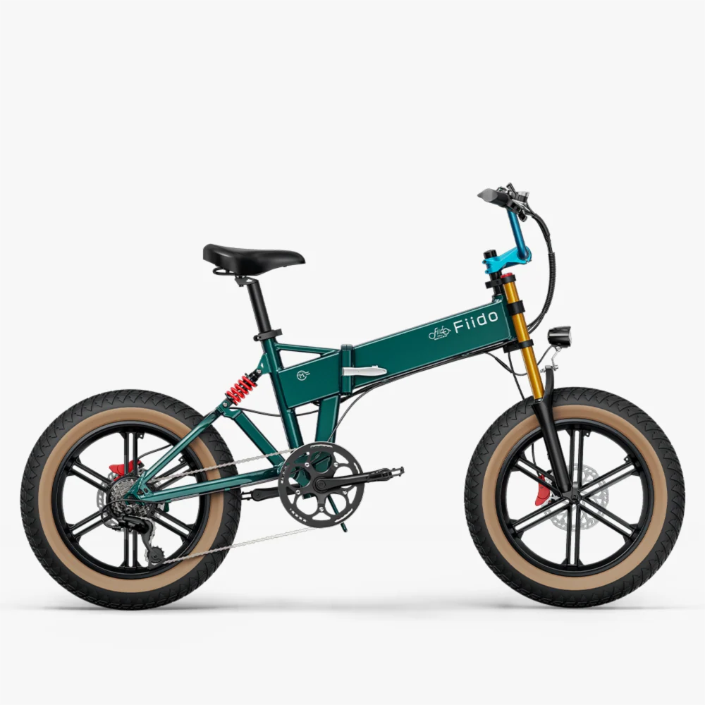 Fiido M1 Pro | Fat Tyre Folding E-Bike | 250W | 130km Range | Full Suspension