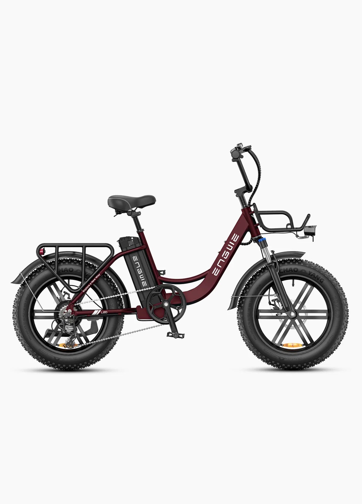 ENGWE L20 Boost | Fat Tyre Folding E-Bike | 250W | 126km Range | Step-Through