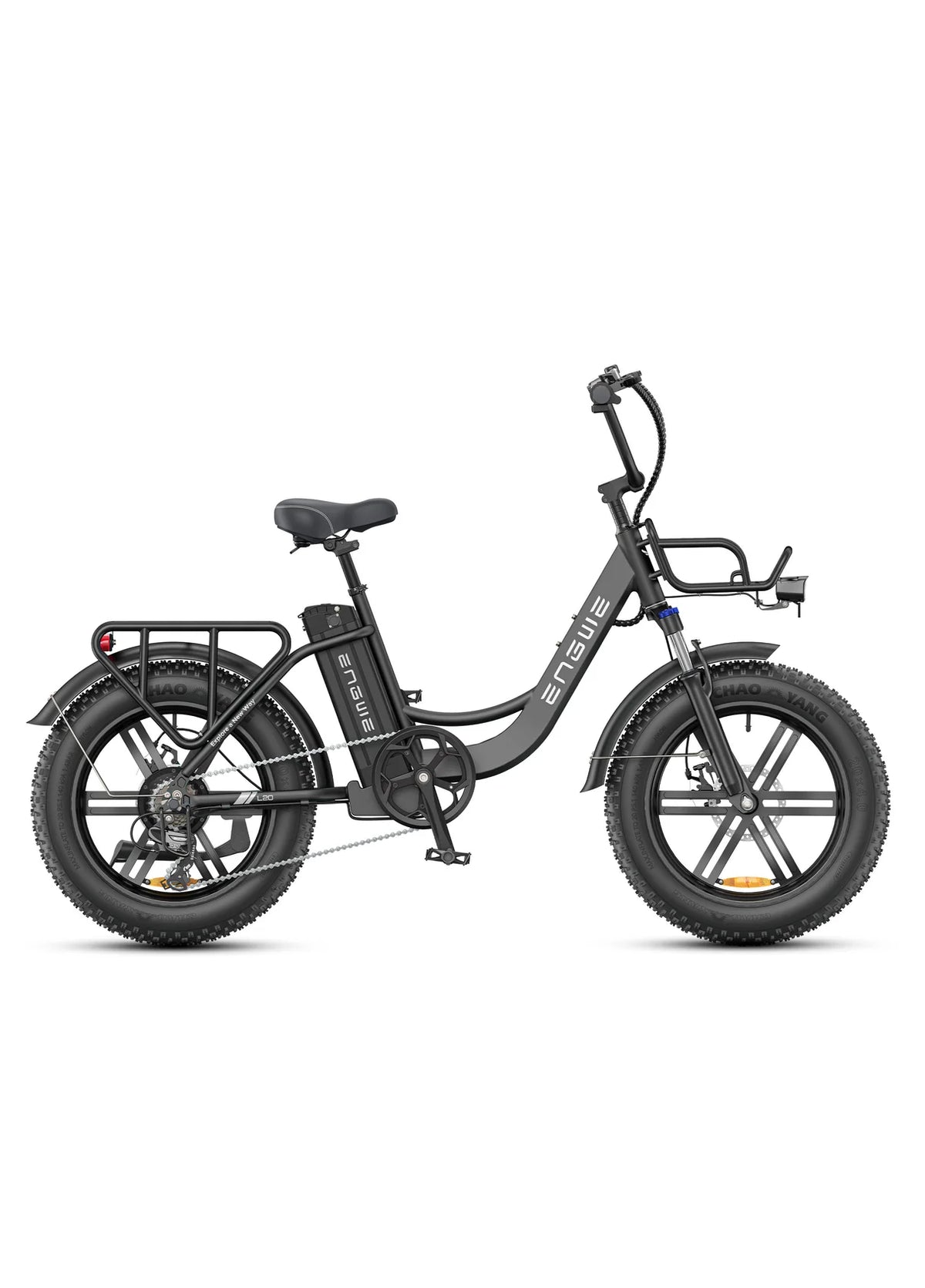 ENGWE L20 Boost | Fat Tyre Folding E-Bike | 250W | 126km Range | Step-Through