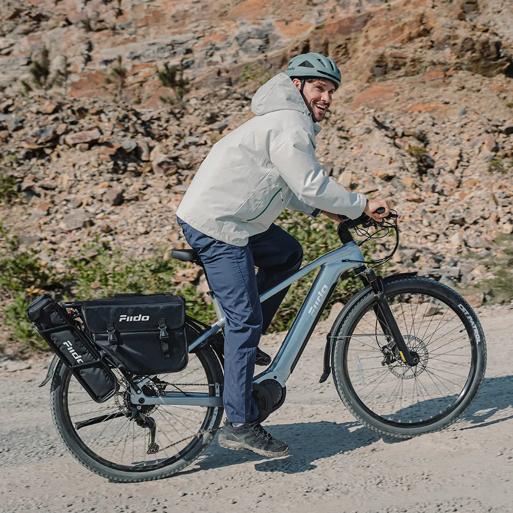 Fiido Nomads Pro | Mid-Drive Touring E-Bike | 250W | 150km Range | Torque Sensor