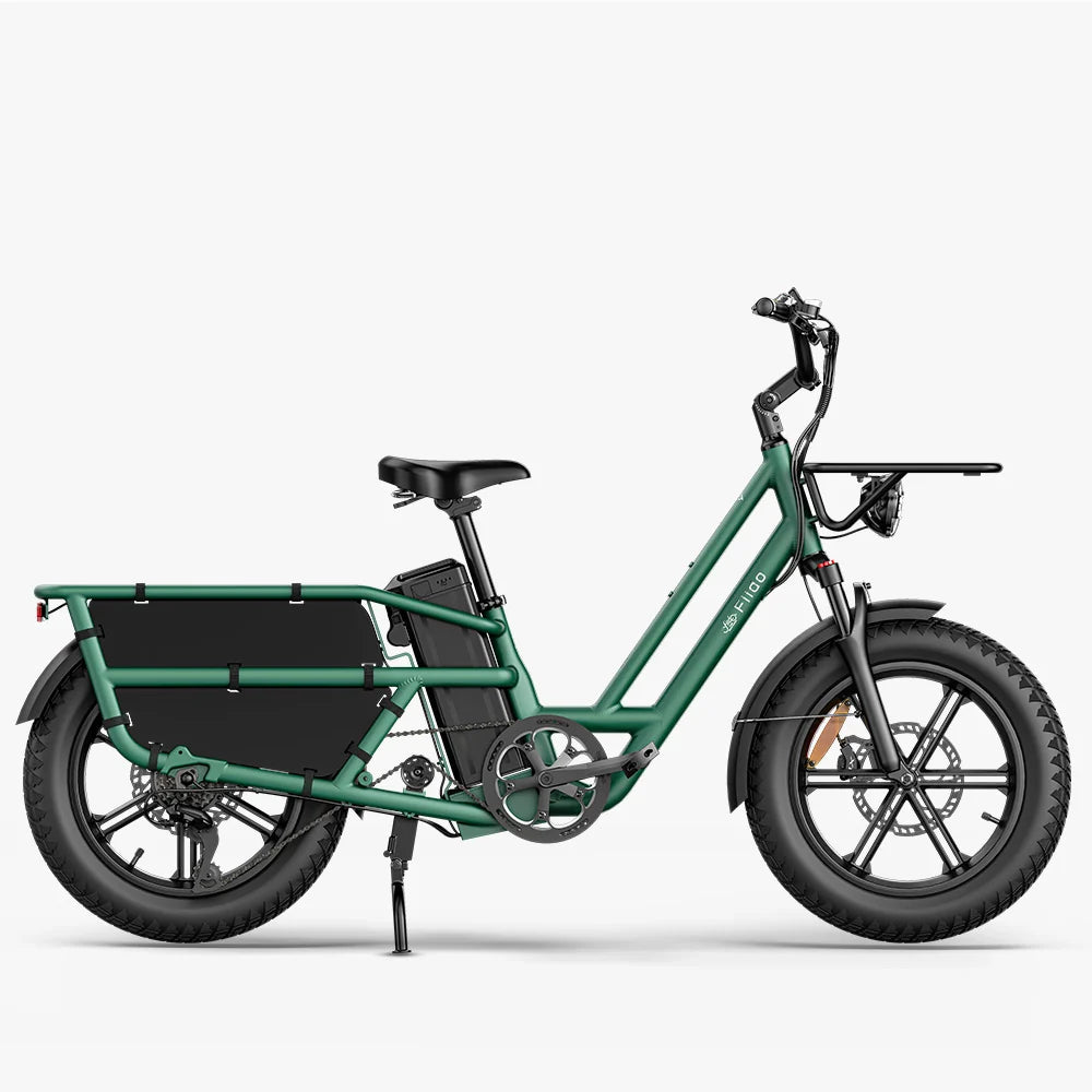 Fiido T2 | Longtail Cargo E-Bike | 250W | 200kg Payload | Family & Cargo