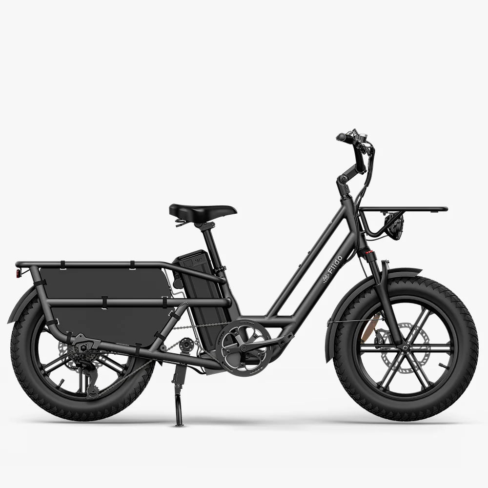 Fiido T2 | Longtail Cargo E-Bike | 250W | 200kg Payload | Family & Cargo